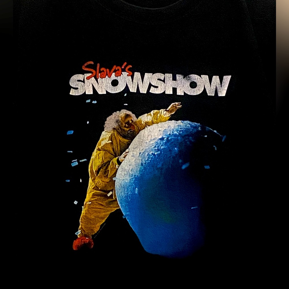 Vintage Slavas Snowshow Broadway Clown Tee Size Large